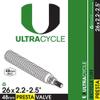 ULTRACYCLE Presta Valve Bicycle Tire Inner Tube 26'' x 2.2-2.5'' 48 mm view 2