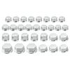 Motoforti 1 Set Screw Cap Motorcycle Motorbike Screw Nut Bolt Cap Cover Decoration for Kawasaki for Honda Silver Tone view 1