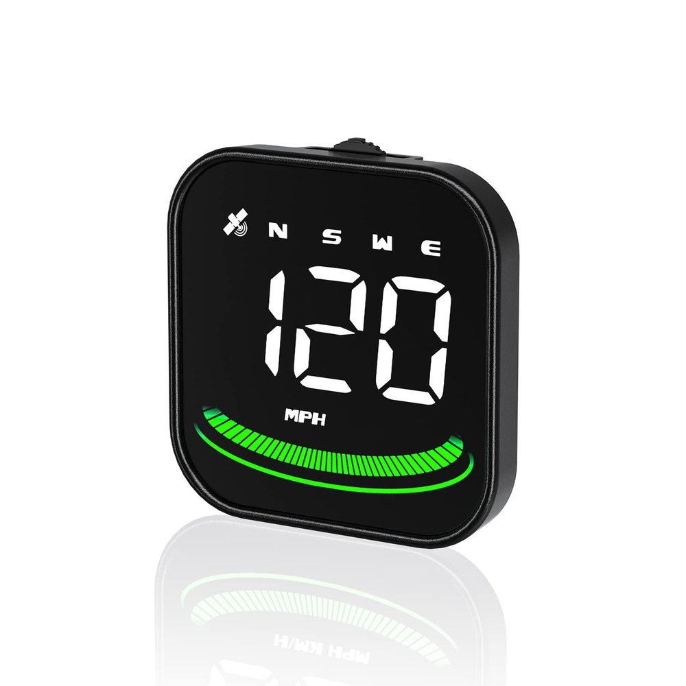 wiiyii GPS Speedometer Digital Speedometer for Ca Universal Heads Up Display, Colorful Car HUD for All Vehicles (G4)