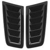 Aluminum Hood Vent Kit, Hood Scoop 2Pcs Universal Car Hood Vent Scoop Kit Auto Hoods Vents Bonnet Cover Universal Bonnet Air Vents Engine Hood,Car Hood Vent for Focus Rs Mk2 (Glossy Black) view 1
