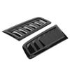 Aluminum Hood Vent Kit, Hood Scoop 2Pcs Universal Car Hood Vent Scoop Kit Auto Hoods Vents Bonnet Cover Universal Bonnet Air Vents Engine Hood,Car Hood Vent for Focus Rs Mk2 (Glossy Black) view 2
