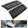 Aluminum Hood Vent Kit, Hood Scoop 2Pcs Universal Car Hood Vent Scoop Kit Auto Hoods Vents Bonnet Cover Universal Bonnet Air Vents Engine Hood,Car Hood Vent for Focus Rs Mk2 (Glossy Black) view 3