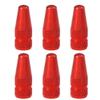 NOLITOY 6 Pack Bicycle Presta Valve Cap, Aluminum Alloy Bike Tire Caps Air Covers, Used on Presta French Valve Stem Caps for MTB, Mountain Bike, Road Bike, Bicycles view 1