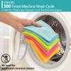 HOMERHYME Microfiber Cleaning Cloth, 20 Pack Cleaning Rags, 12" x 12" Lint Free Shop Towels, Washable Reusable Microfiber Towels for Cars Kitchen Automotive House Office view 4
