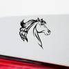 Transparent Decal Stickers of Horses (Black) Premium Waterproof Vinyl Decal Stickers for Laptop Phone Accessory Helmet Car Window Mug Tuber Cup Door Wall Decoration ANDSKUS0g6284BL view 4