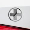 Transparent Decal Stickers of Nurse Cross Frames (Metallic Silver) Premium Waterproof Vinyl Decal Stickers for Laptop Phone Accessory Helmet Car Window Mug Tuber Cup Door Wall Decorat ANDSKUS0g6434SI view 4