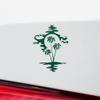 Transparent Decal Stickers of Palm Tree (Green) Premium Waterproof Vinyl Decal Stickers for Laptop Phone Accessory Helmet Car Window Mug Tuber Cup Door Wall Decoration ANDSKUSg11742GR view 4