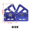 CHANGCHENG CNC Rear Folding Brake Pedal Step Plate Tip 6061 Aluminum + Stainless Steel for 125-450 XC/XCF/SX/SXF 2016/125-500 XC/XCF/XCW/SX/SXF/EXC/EXCF/TPi/6D 2017-2022/125-501 FC/TC 2016 - Blue view 3