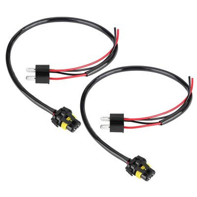 Acouto 9006 to H4 Adapter Headlight Harness Conversion Fog Light Cable sockets Bulbs Wire Automotive Wiring Extension Plug and Play car Lighting accessoriesh4 to 9006 adapterh4 Headlight Harness