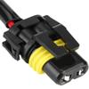 Acouto 9006 to H4 Adapter Headlight Harness Conversion Fog Light Cable sockets Bulbs Wire Automotive Wiring Extension Plug and Play car Lighting accessoriesh4 to 9006 adapterh4 Headlight Harness view 2