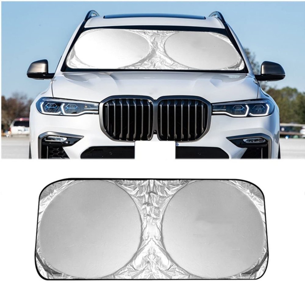POKHDYE Windshield Sun Shade Car Sun Shade Car Sunshade Sun Shade Front Rear Window Film Windshield Visor Cover UV Protect Reflectorfor Ford Mitsubishi Land Rover Mazda,for Lexus