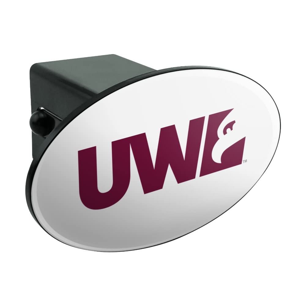 GRAPHICS & MORE University of Wisconsin - La Crosse University Secondary Logo Oval Tow Trailer Hitch Cover Plug Insert