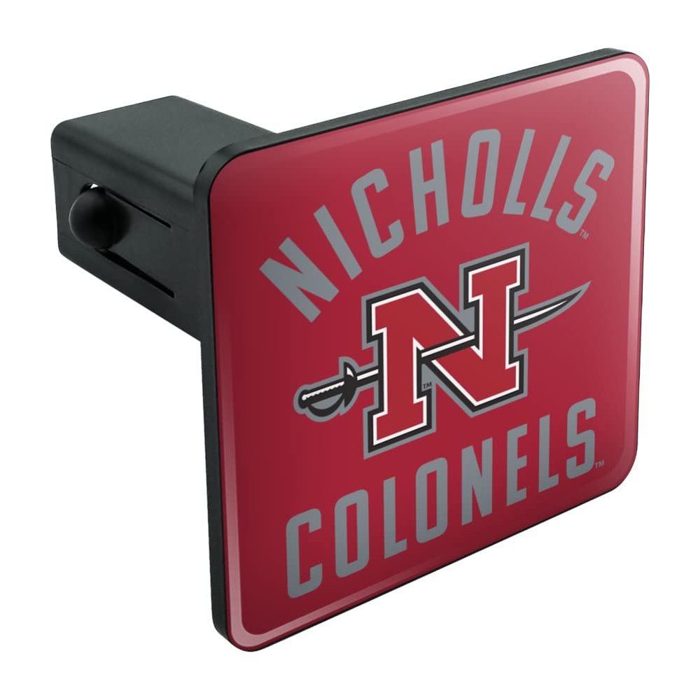 GRAPHICS & MORE Nicholls State University Colonels Logo Tow Trailer Hitch Cover Plug Insert