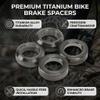 Alomejor Brake Caliper Spacer,Black Durable,MTB Disc Brake Washer,Precision Fit for Mountain Bikers,Trail Riders,Cycling Enthusiasts view 4