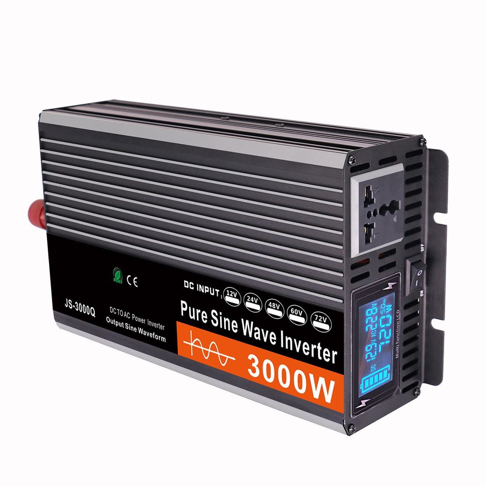 JINTAOMA Pure Sine Wave Inverter 12V to 220V 3000W-6000W Peak Power Converter DC to AC with LCD Display, for Car Boat Truck RV Solar Power,3000W-48Vto110V