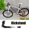 HERCHR Bike Kickstand, Adjustable Aluminium Alloy Bicycle Kickstand Bike Side Kickstand Fit for 20"-29" Wheel Diameter Mountain RoadBike view 2