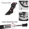 HERCHR Bike Kickstand, Adjustable Aluminium Alloy Bicycle Kickstand Bike Side Kickstand Fit for 20"-29" Wheel Diameter Mountain RoadBike view 3