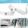 2 Pack RV Clear Glide Tape, 1/2 inch Glides, 72 inches Curtain Glide Tape A115 view 4