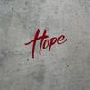 2 Pcs - No Background Decal Stickers of Saying Quote Hope (Burgundy) Premium Waterproof Vinyl Decal Stickers for Laptop Phone Accessory Helmet Car Window Mug Tuber Cup Door Wall USCSKUS05446aRE view 2