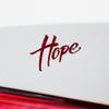 2 Pcs - No Background Decal Stickers of Saying Quote Hope (Burgundy) Premium Waterproof Vinyl Decal Stickers for Laptop Phone Accessory Helmet Car Window Mug Tuber Cup Door Wall USCSKUS05446aRE view 4