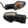 MotorToGo 2pcs Smoke Lens Motorcycle Turn Signals Assembly Compatible for 2015 Honda CB300F AC view 1
