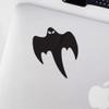 2 Pcs - ANGDEST CLUB Decal Stickers of Funny Cute Ghost 4 (Black) Premium Waterproof Vinyl Decal Stickers for Laptop Phone Accessory Helmet Car Window Mug Tuber Cup Door Wall ANDSKUS048211BL070722 view 3
