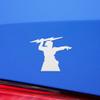 2 Pcs - Angdest Club Decal Stickers of Greek God (White) Premium Waterproof Vinyl Decal Stickers for Laptop Phone Accessory Helmet Car Window Mug Tuber Cup Door Wall Decoration Andskus109824Wh070722 view 3