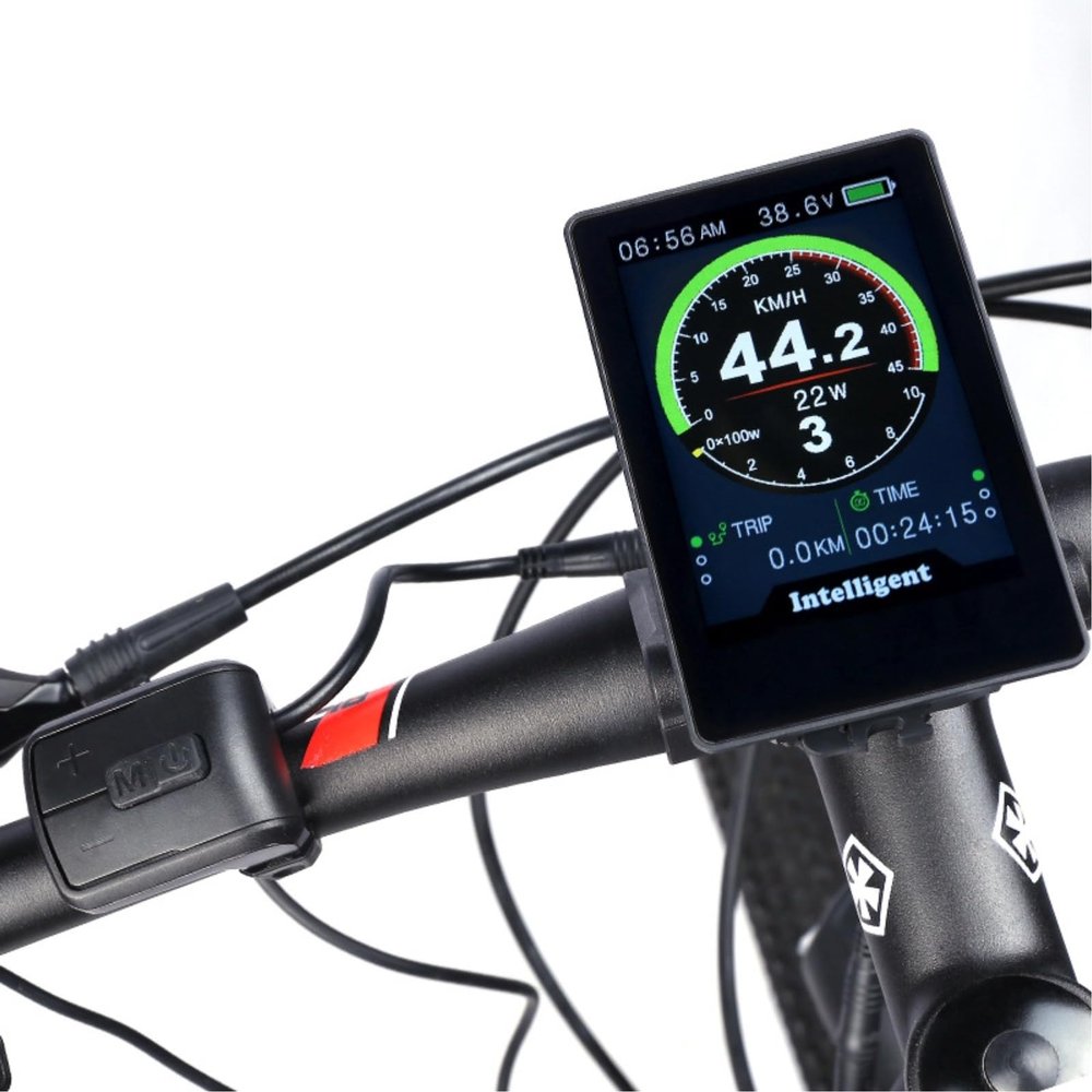 Mountain Color 860C Electric Scooter Display Meter, Tempered Glass, IP65 with Backlight Function and Large Screen for Riding Accessories