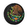 Mexico Car Tire Cover Potable Polyester Universal Spare Wheel Covers for Trailer Rv SUV Truck Camper Travel Trailer Accessories 16 Inch view 1