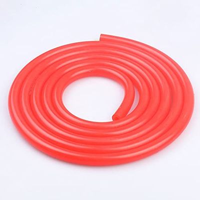 Mdingbao-Silicone Hose Tube Inner Diameter 3mm/5mm/4mm/6mm/8mm Car Vacuum Silicone Hose Racing Line Pipe Tube Red Blue Black Yellow,1 Meter, High Temperature Resistance (Color : Red ID-6mm)