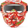 SPOSUNE Motorcycle Goggles - Paintball Mask Detachable Face Mask for ATV Dirt Bike Motocross Safety Goggles for Men Women view 1