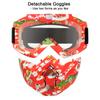 SPOSUNE Motorcycle Goggles - Paintball Mask Detachable Face Mask for ATV Dirt Bike Motocross Safety Goggles for Men Women view 4