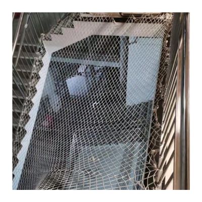 LXLIGHTS Balcony/Stair Railing Protective Net, 4mmx8cm Nylon Child Fall Protection Safety Net with Tying Ropes, Securing Net for Car Trailer (Color : White, Size : 3x5m(9.84'x16.4'))