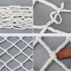 LXLIGHTS Balcony/Stair Railing Protective Net, 4mmx8cm Nylon Child Fall Protection Safety Net with Tying Ropes, Securing Net for Car Trailer (Color : White, Size : 3x5m(9.84'x16.4')) view 4