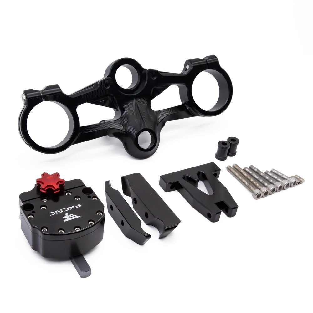 Motorcycle Steering Damper Stabilizer With Mounting Bracket Support Compatible with RC390 RC250 RC 390 250 2014 2015 2016 2017 2018 2019 2020