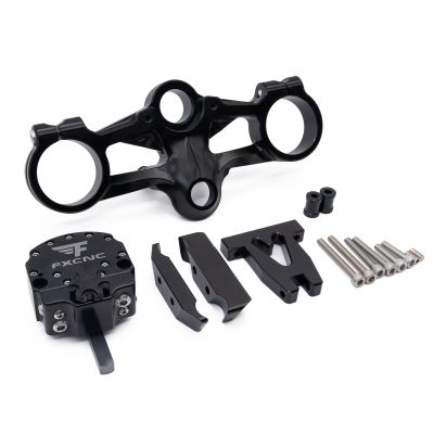 Motorcycle Steering Damper Stabilizer With Mounting Bracket Support Compatible with RC390 RC250 RC 390 250 2014 2015 2016 2017 2018 2019 2020