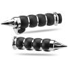 1 inch Motorcycle Handlebar Grips, Cable Throttle Hand Grips for Harley view 1