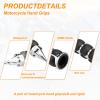 1 inch Motorcycle Handlebar Grips, Cable Throttle Hand Grips for Harley view 3