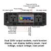 Niczu 3500W 4000W 5000W 5500W 6000W 8000W Car Inverter DC 12V 24V 48V 60V 72V to AC 220V Pure Sine Wave Power Voltage Converter with Digital Display Screen,8000W-12V view 2