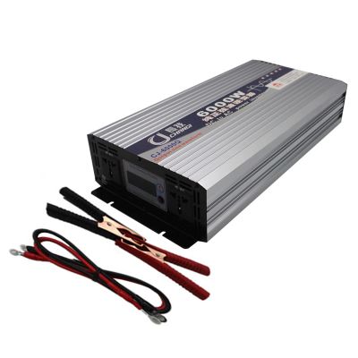 Niczu Pure Sine Wave 3500W 4000W 5000W 5500W 6000W 8000W Car Inverter DC 12V 24V 48V 60V 72V to AC 220V Power Voltage Converter with Digital Display Screen,6000W-60V