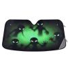 Spooky Aliens Car Windshield Sunshades Sun Shade Reflective Block UV Rays Protector Keep Your Vehicle Cool Sun Visor Cover Foldable for Car Truck SUV S view 1