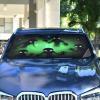 Spooky Aliens Car Windshield Sunshades Sun Shade Reflective Block UV Rays Protector Keep Your Vehicle Cool Sun Visor Cover Foldable for Car Truck SUV S view 2
