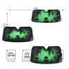 Spooky Aliens Car Windshield Sunshades Sun Shade Reflective Block UV Rays Protector Keep Your Vehicle Cool Sun Visor Cover Foldable for Car Truck SUV S view 3