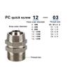 ezqnirk 1PCS Male Thread Quick Joint Coupler Connector,PC8-04 view 2