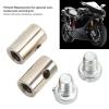 Solderless Throttle Cable Nipples, 6mm/0.2in Universal Metal Brake Cable Solderless Nipple Screws for Cars Motorcycles view 2