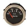 Faria Boat Volt Gauge VP0132A | 2 Inch Silver Black 20-32 view 1