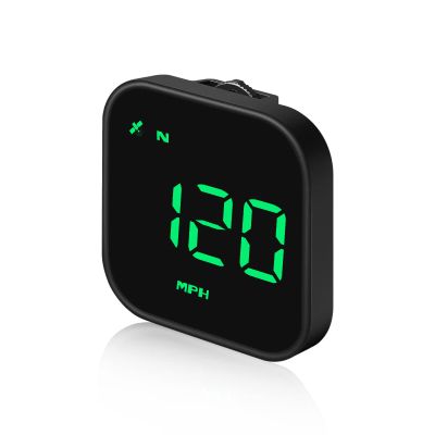 wiiyii G4S Digital GPS Speedometer, New HUD Car Head Up Display with Digital Speed in MPH KPH, Universal for Cars Truck Electric Hybrid Automobile (G4S-Green)