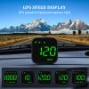 wiiyii G4S Digital GPS Speedometer, New HUD Car Head Up Display with Digital Speed in MPH KPH, Universal for Cars Truck Electric Hybrid Automobile (G4S-Green) view 2