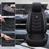 Axflong Car Seat Cover for Toyota C-HR CHR 2018-2026, Durable Wear Resistant Waterproof Vehicle Cushion Cover, Breathable No Odor Premium Leather Vehicle Seat Covers.(Standard,Black White) view 3