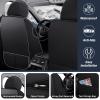 Axflong Car Seat Cover for Toyota C-HR CHR 2018-2026, Durable Wear Resistant Waterproof Vehicle Cushion Cover, Breathable No Odor Premium Leather Vehicle Seat Covers.(Standard,Black White) view 4